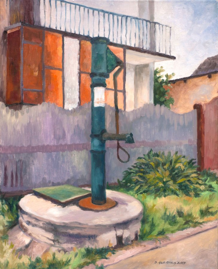 Barbara Glegoła, Źródło-V-29 - olej na płótnie, 2017